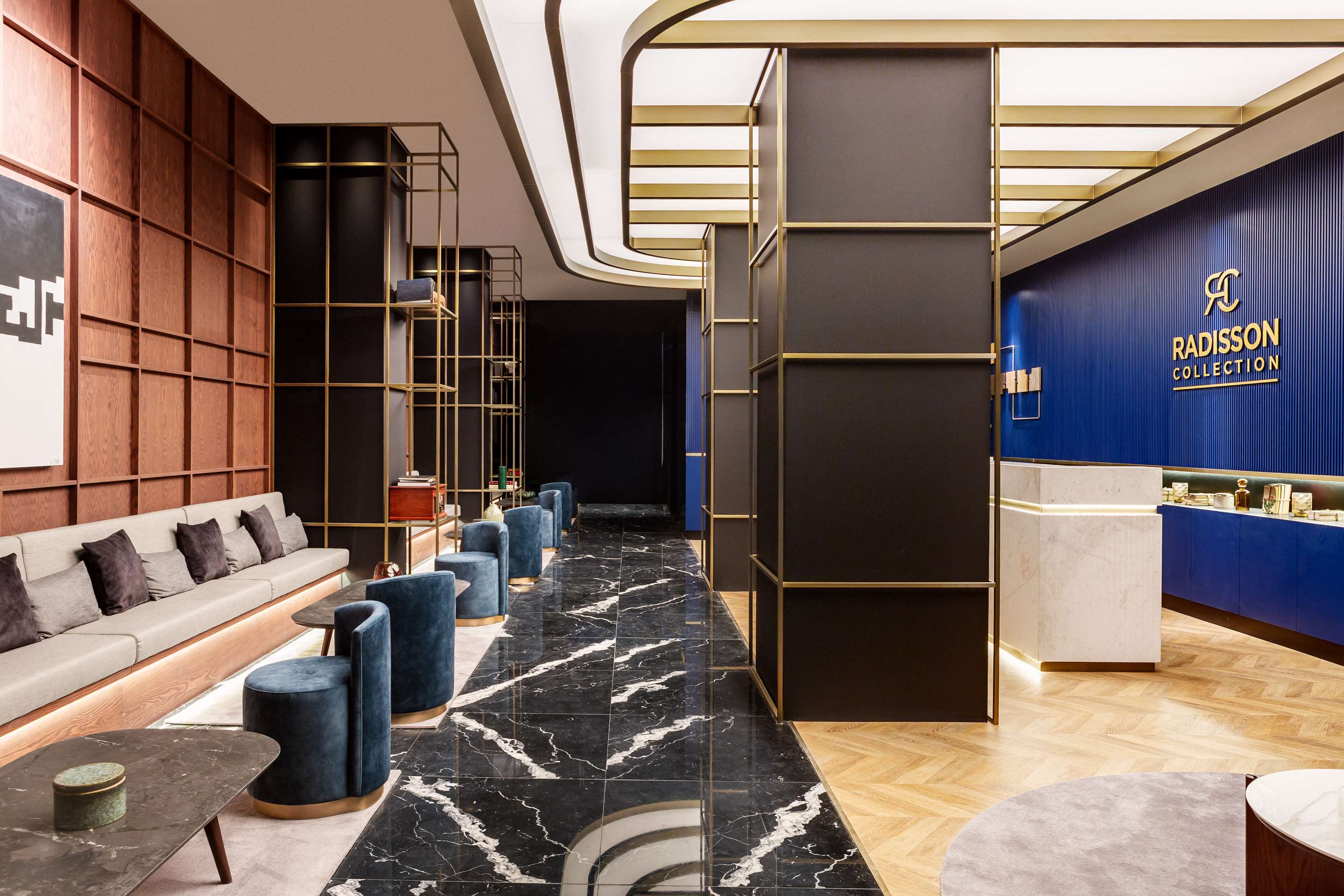 Radisson Collection Hotel Gran Via Bilbao lobby area
