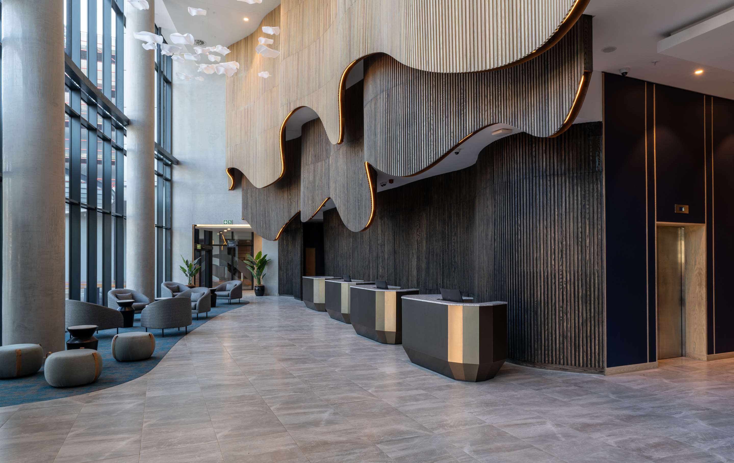 Lobby at Radisson Blu Hotel Durban Umhlanga