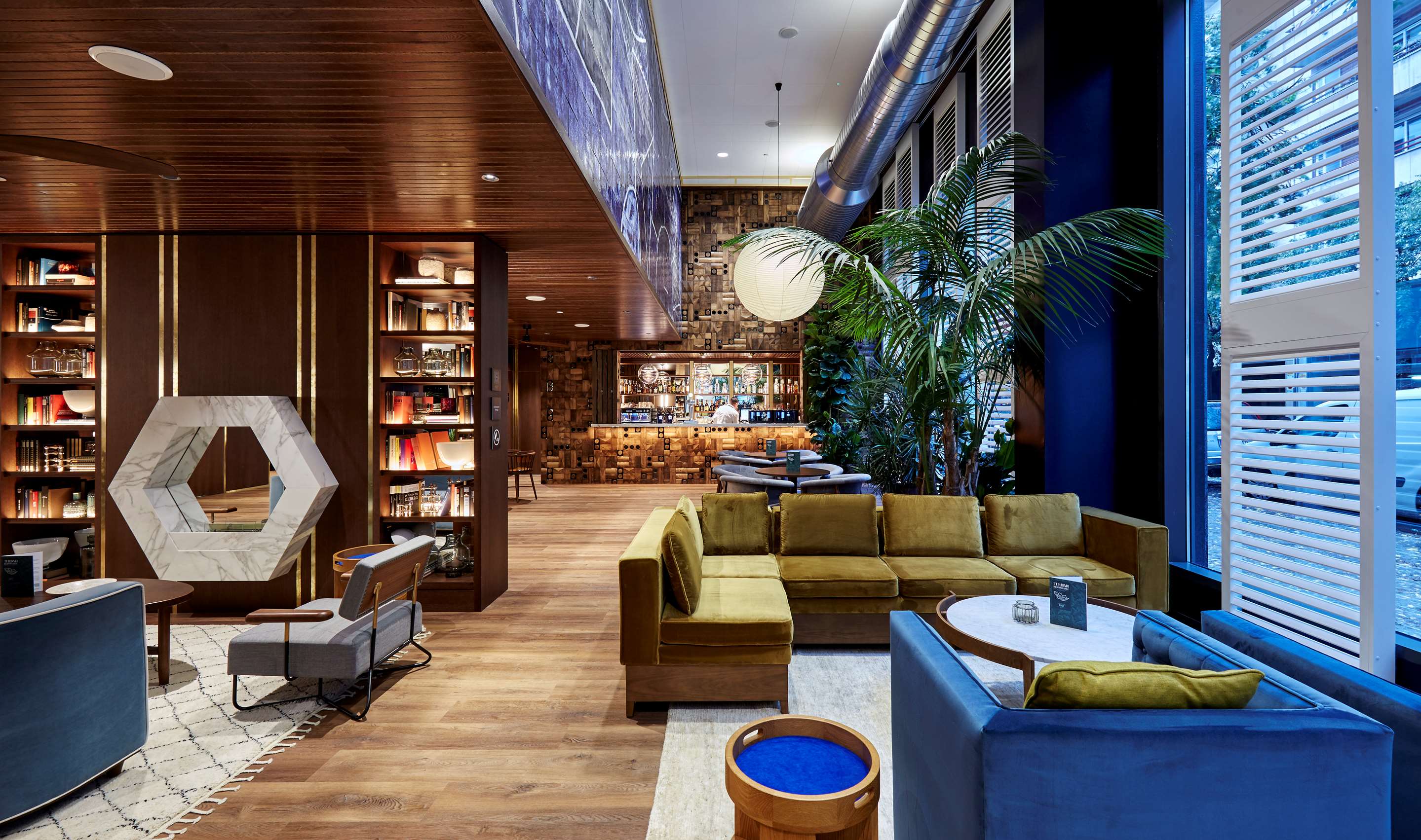 Lobby at Radisson Blu  Hotel Barcelona Sagrada Familia