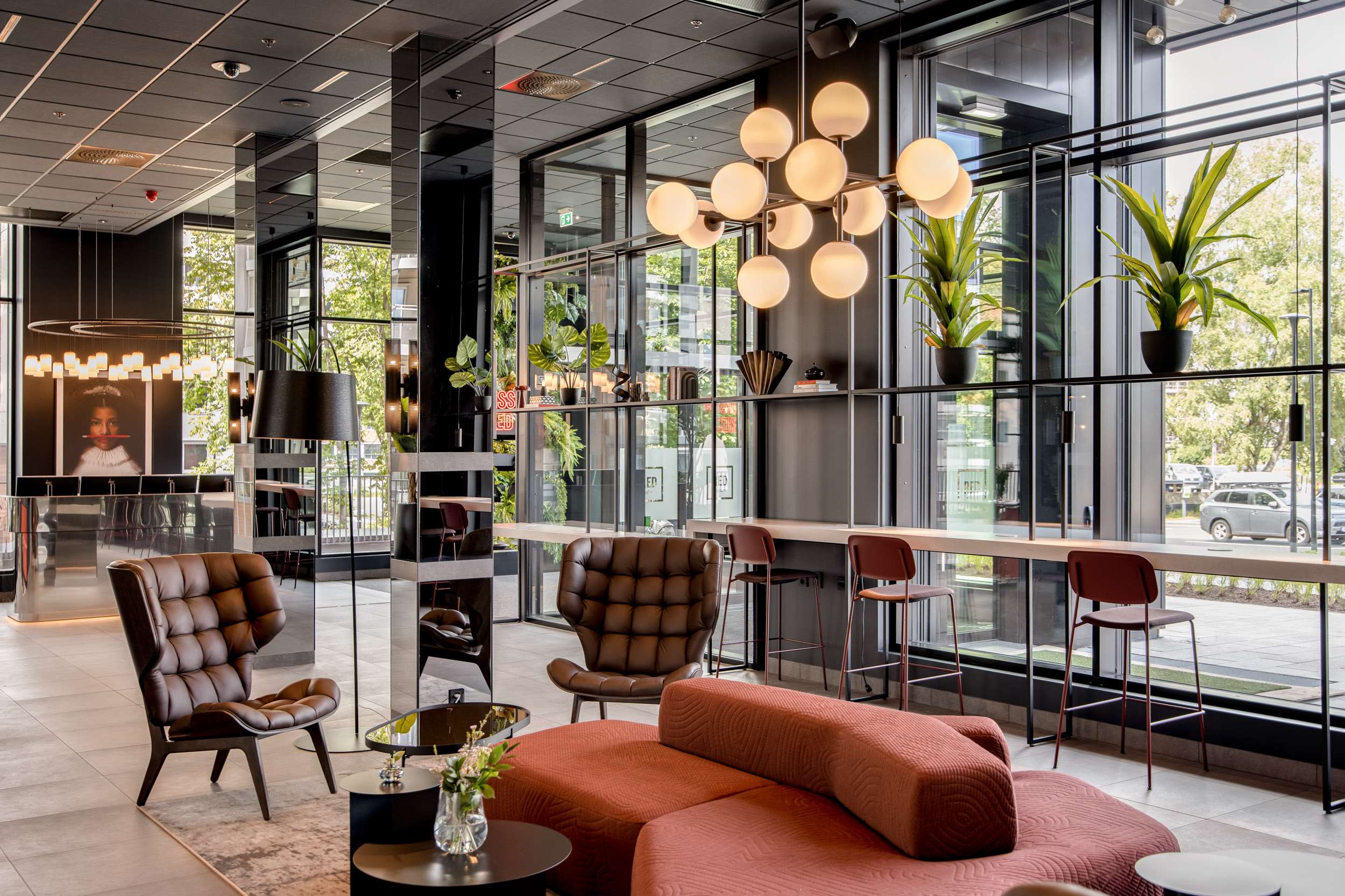 Lobby at Radisson RED Oslo Økern