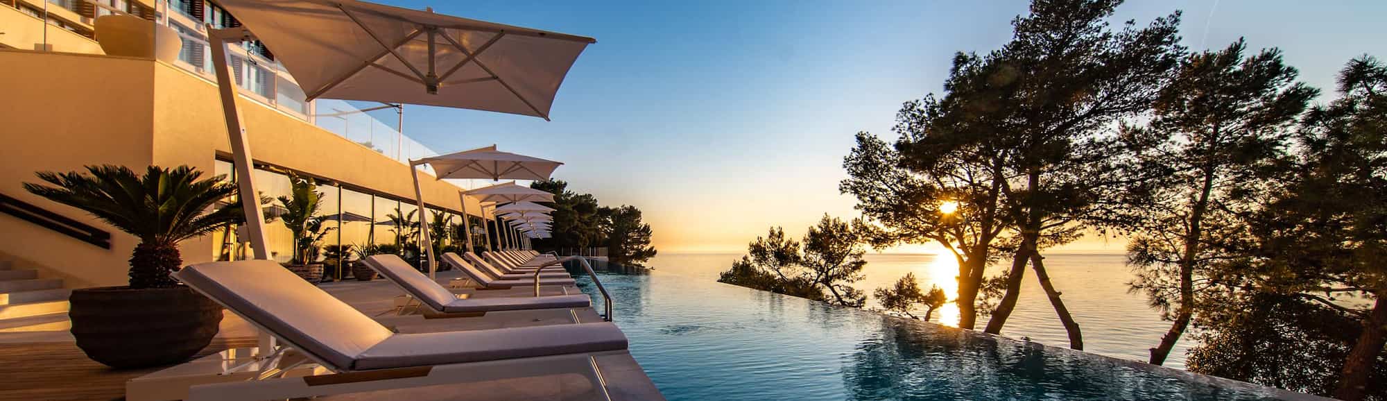 Infinity Pool at Grand Hotel Brioni Pula, a Radisson Collection Hotel