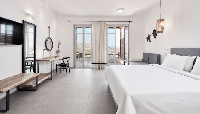 Suite with sea view at Radisson Blu Euphoria Resort, Mykonos - Suite with sea view at Radisson Blu Euphoria Resort, Mykonos