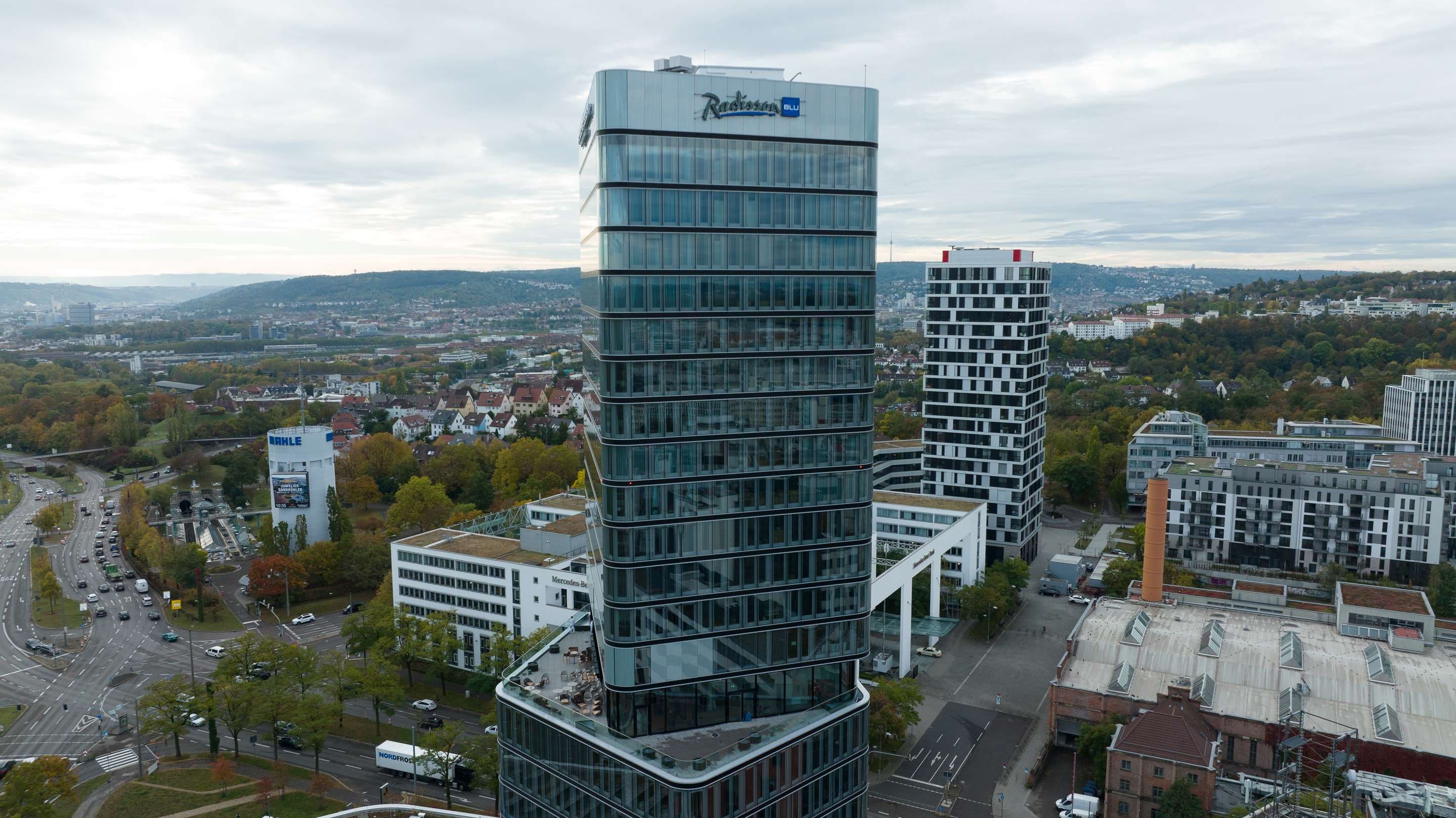 PR - EMEA 2023 - Radisson Blu Hotel at Porsche Design Tower Exterior