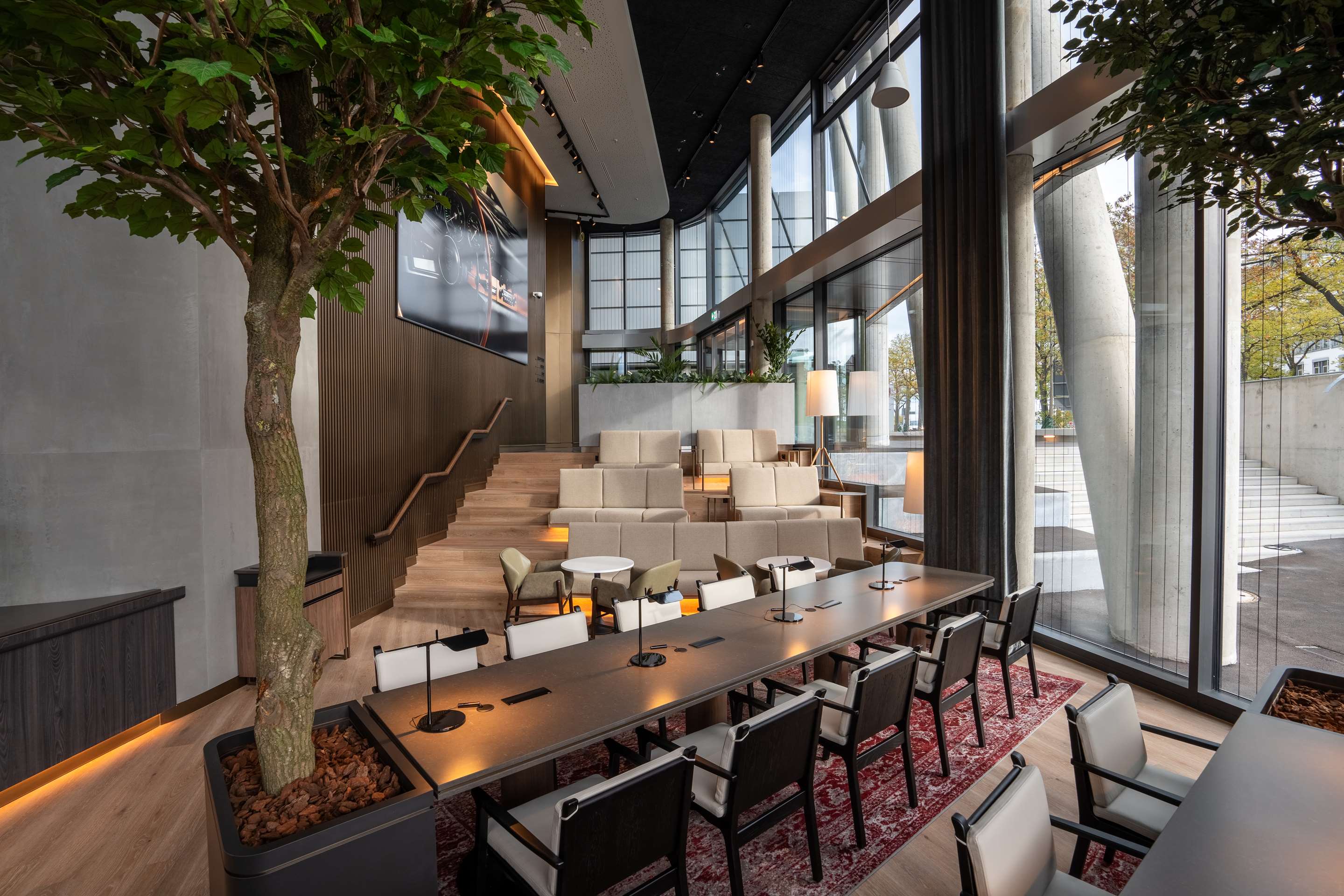 PR - EMEA 2023 - Radisson Blu Hotel at Porsche Design Tower Stuttgart Lobby