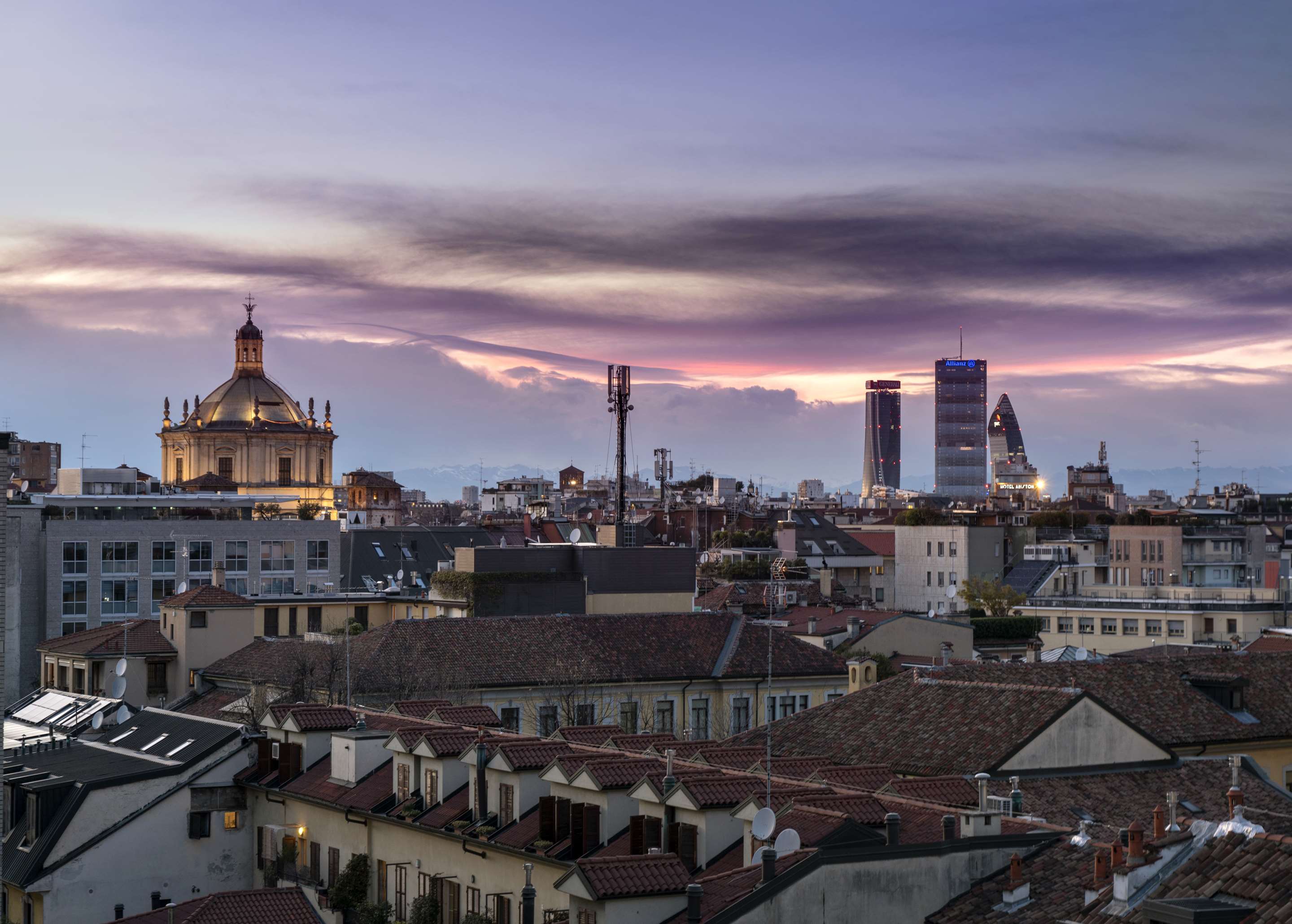 Radisson Collection Hotel Santa Sofia Milan ISSEI Rooftop View
