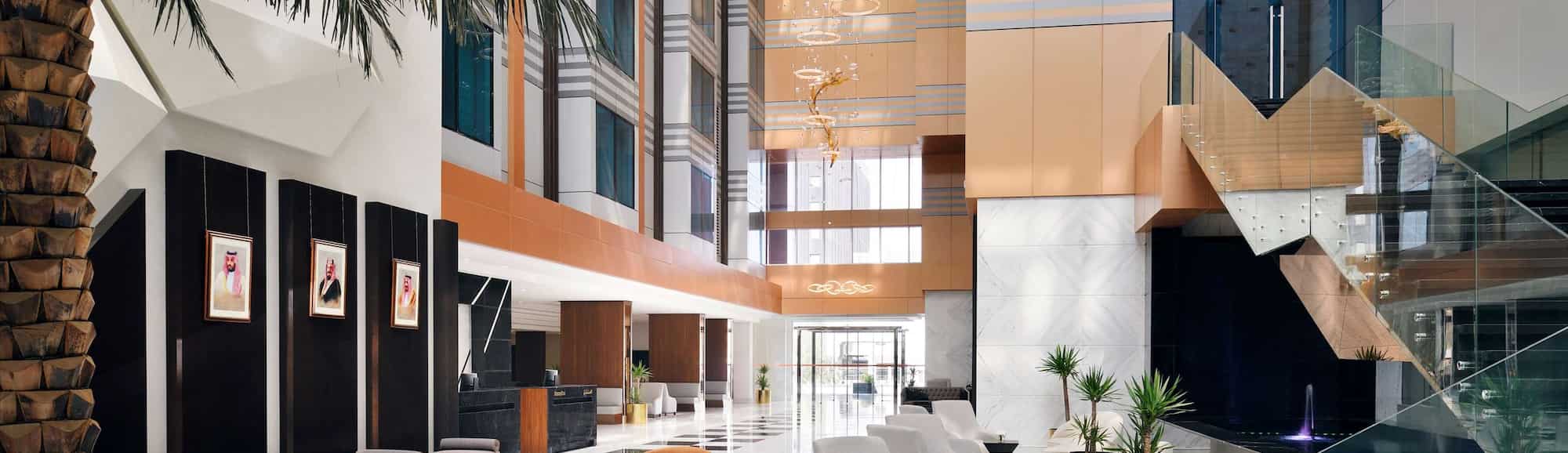 PR - EMEA 2024 - Radisson Blu Hotel amp Convention Center Riyadh Minhal Hotel Lobby