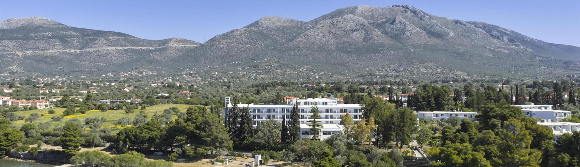 PR - EMEA 2026 - Paradise Resort Evia a member of Radisson Individuals AerialShot