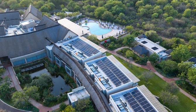 PR - EMEA 2026 - Radisson Safari Hotel Hoedspruit Aerial Solar panels