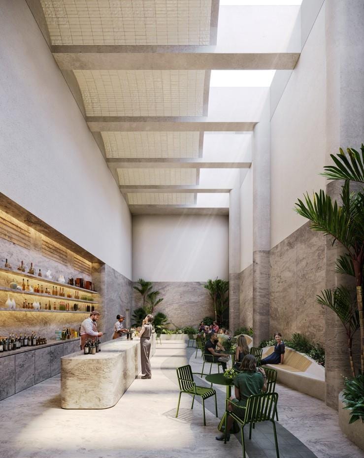 Interior of Radisson RED Sydney Haymarket (render)