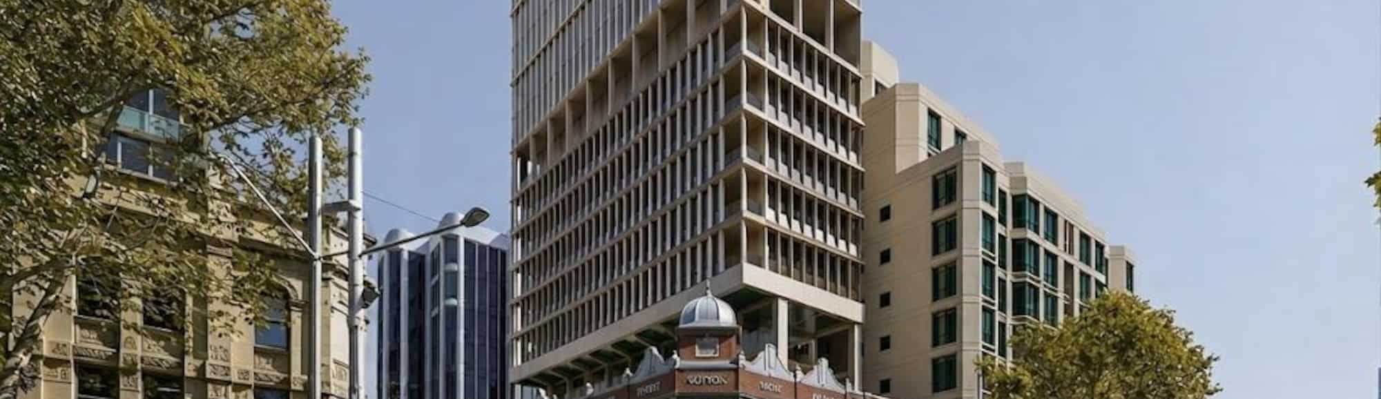 Exterior of Radisson RED Sydney Haymarket (render)