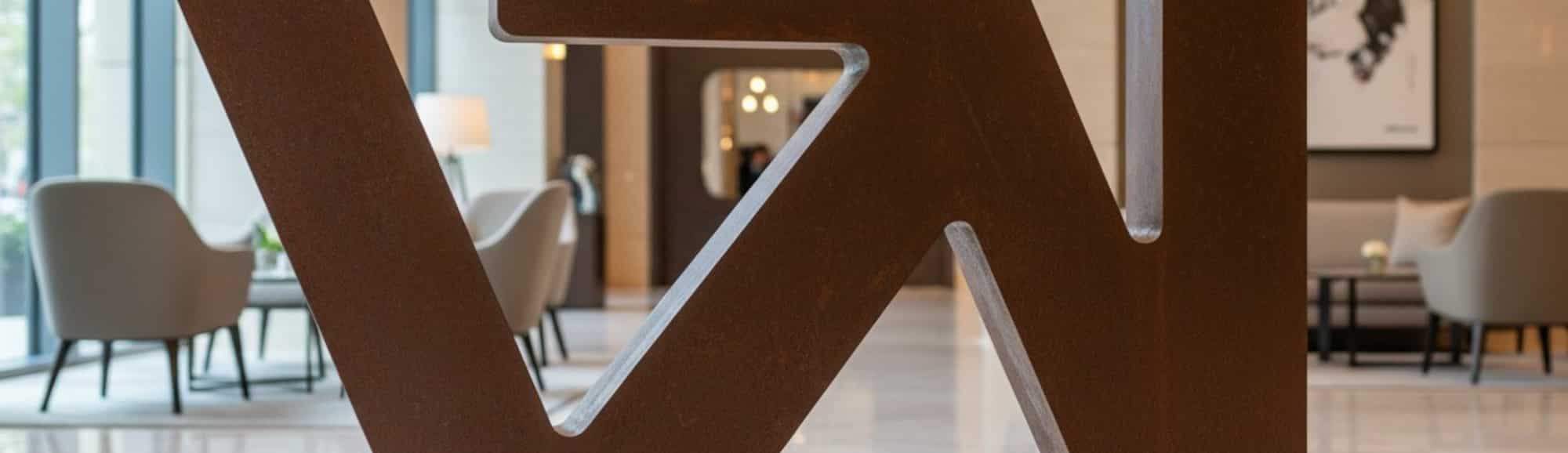 Verified Net Zero hotel program totem