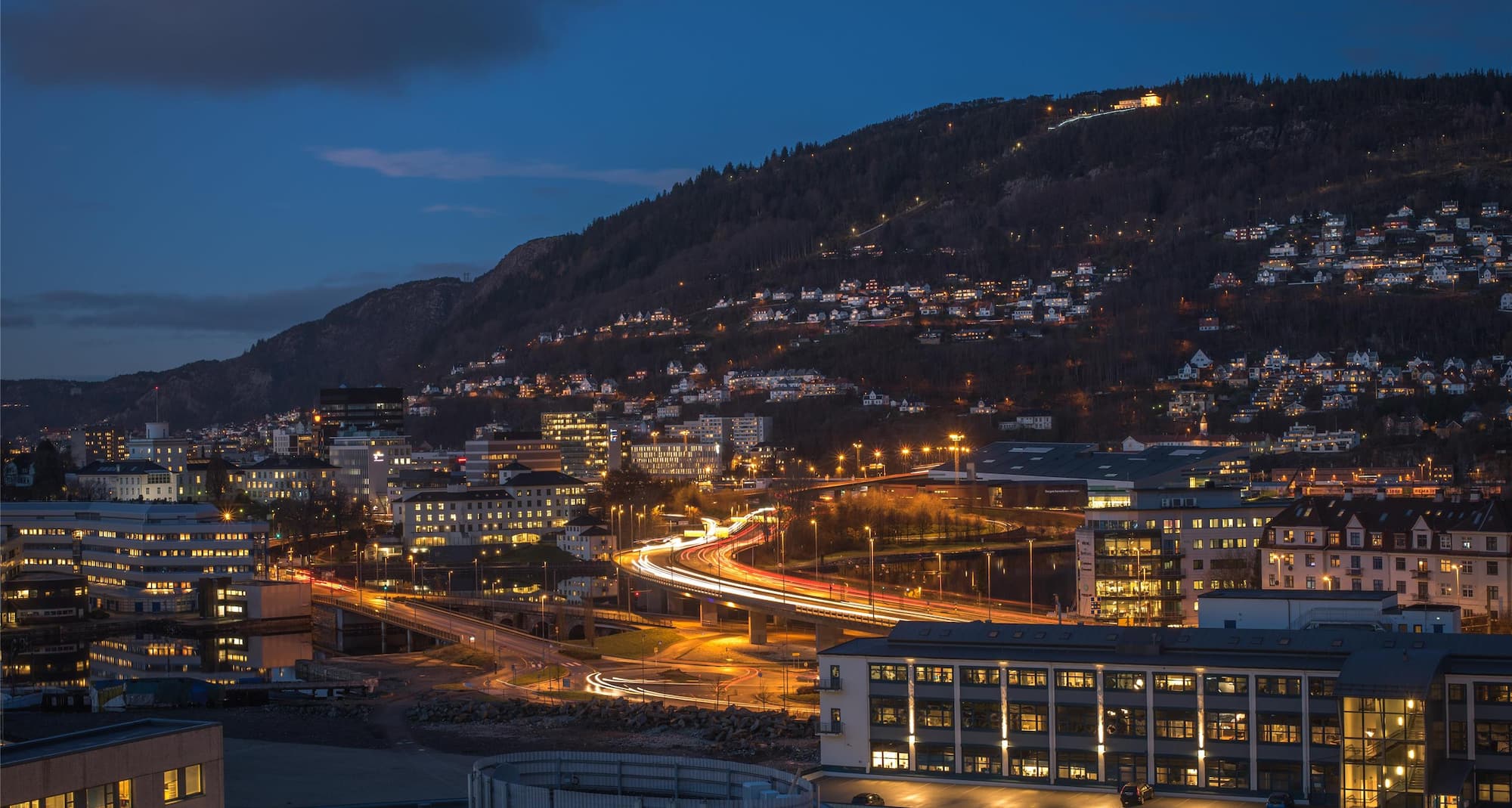Prize by Radisson, Solheimsviken Bergen - Mountain view from the Restaurant