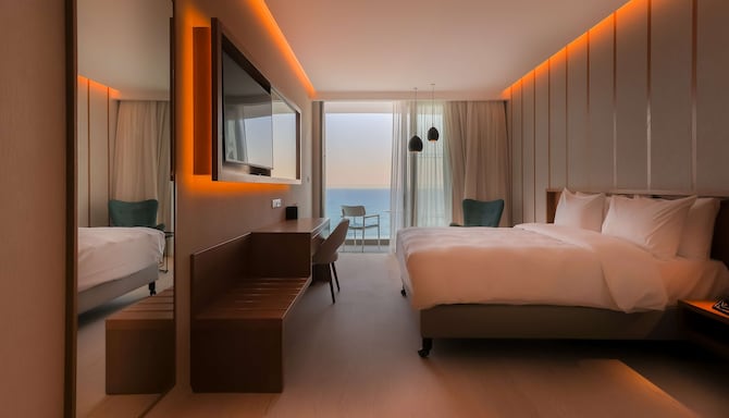 Radisson Beach Resort Larnaca - Standard Room with balcony and sea view
