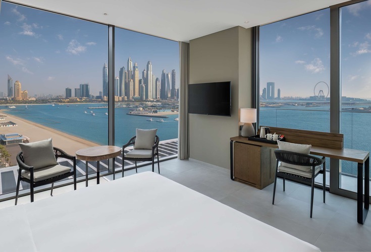 Radisson Beach Resort Palm Jumeirah Dubai - Premium Corner Room with sea view