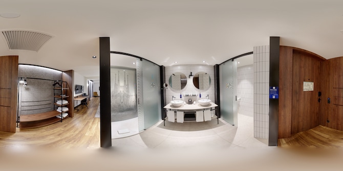 Radisson Blu 1882 Hotel, Barcelona Sagrada Familia - Baño de la habitación de invitados