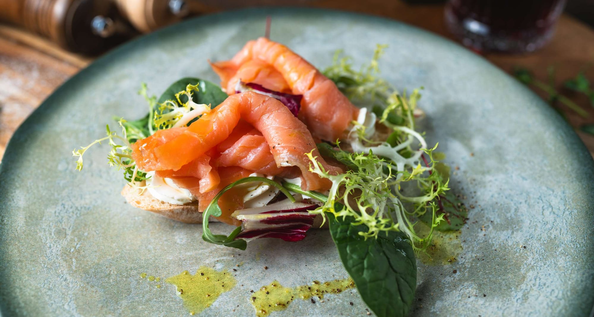 Radisson Blu Belorusskaya Hotel, Moscow - Smoked salmon bruschetta