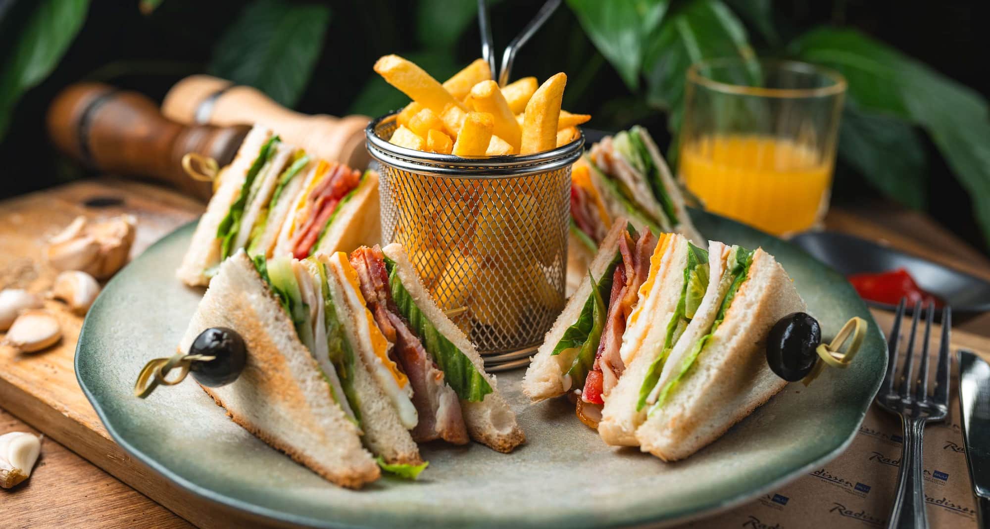Radisson Blu Belorusskaya Hotel, Moscow - Club sandwich