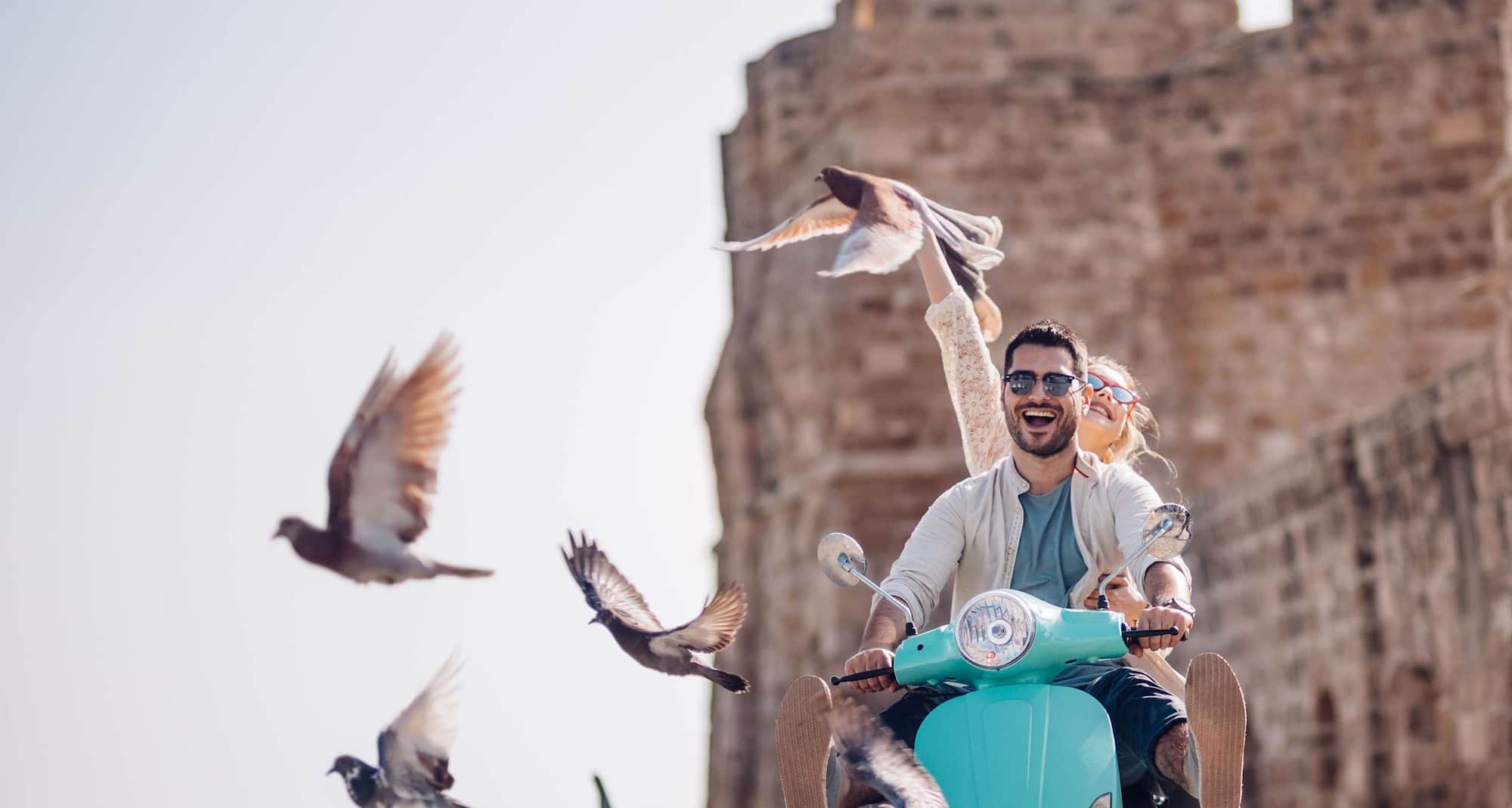 Radisson Blu Brand - Guest on a vespa