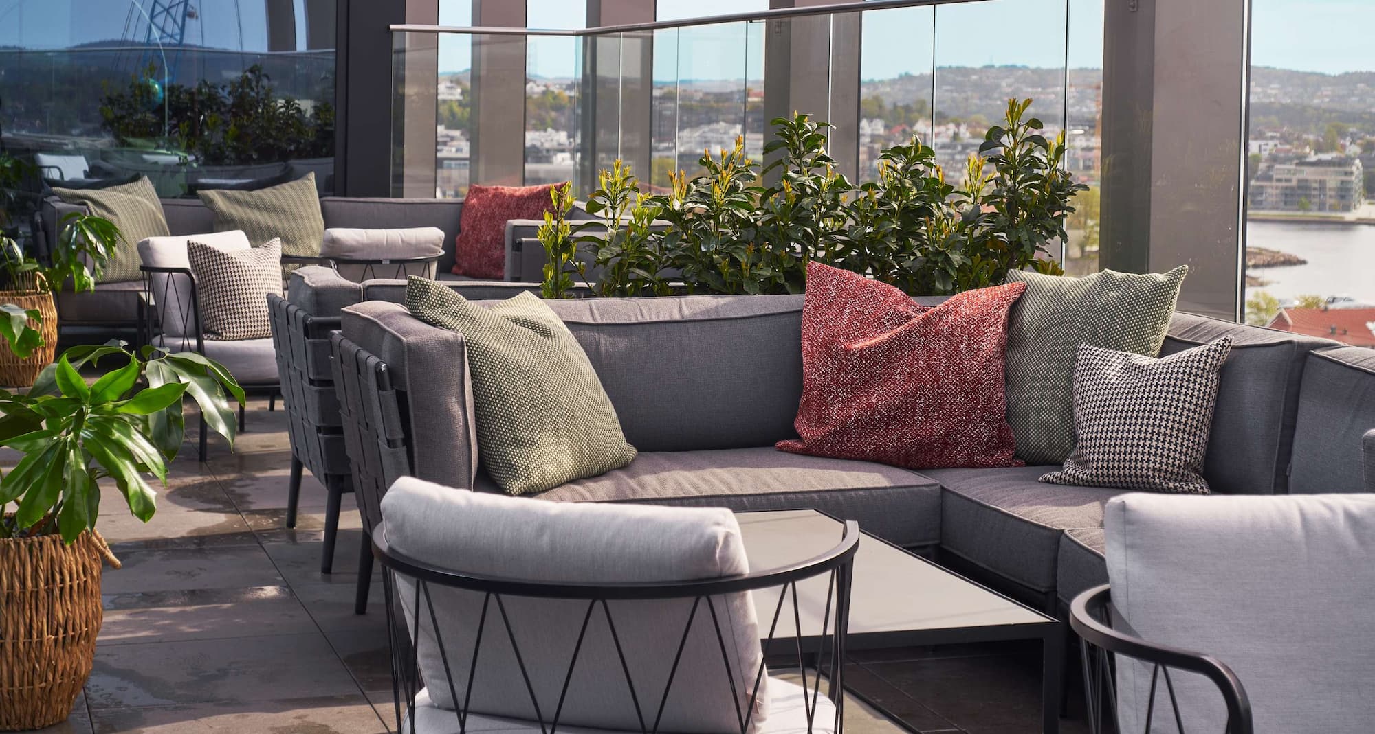Radisson Blu Caledonien Hotel, Kristiansand - Skybar terrace