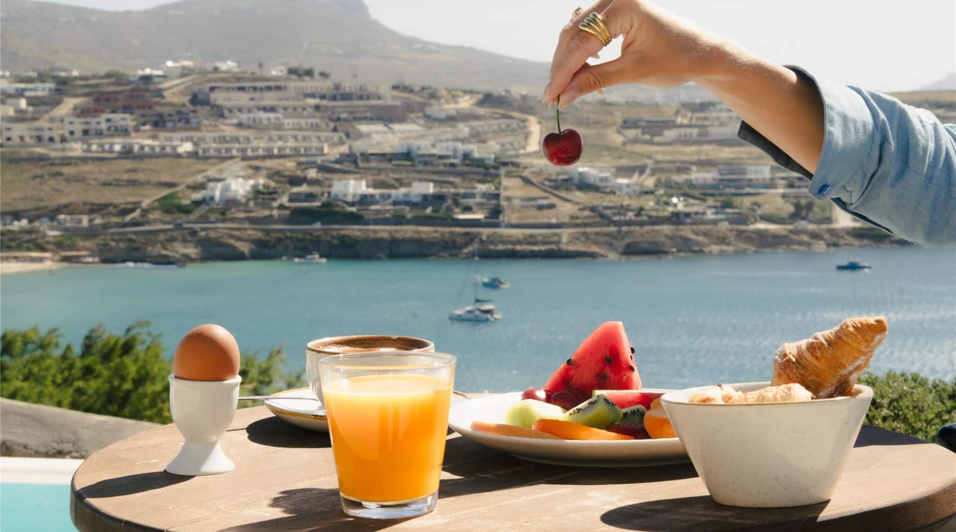 Radisson Blu Euphoria Resort, Mykonos - Breakfast