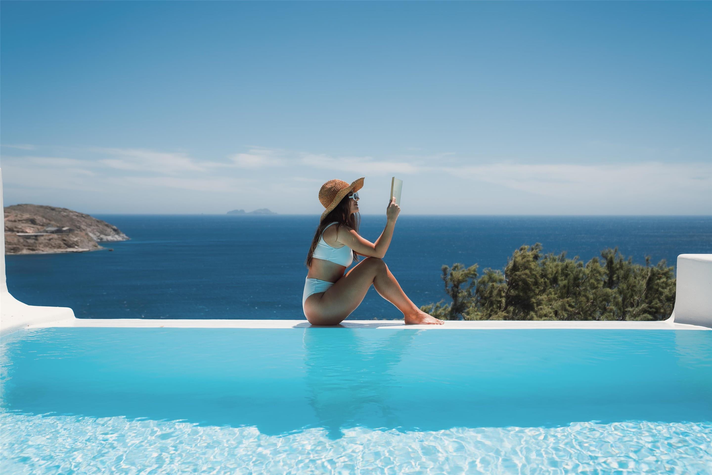 Radisson Blu Euphoria Resort, Mykonos - Pool view