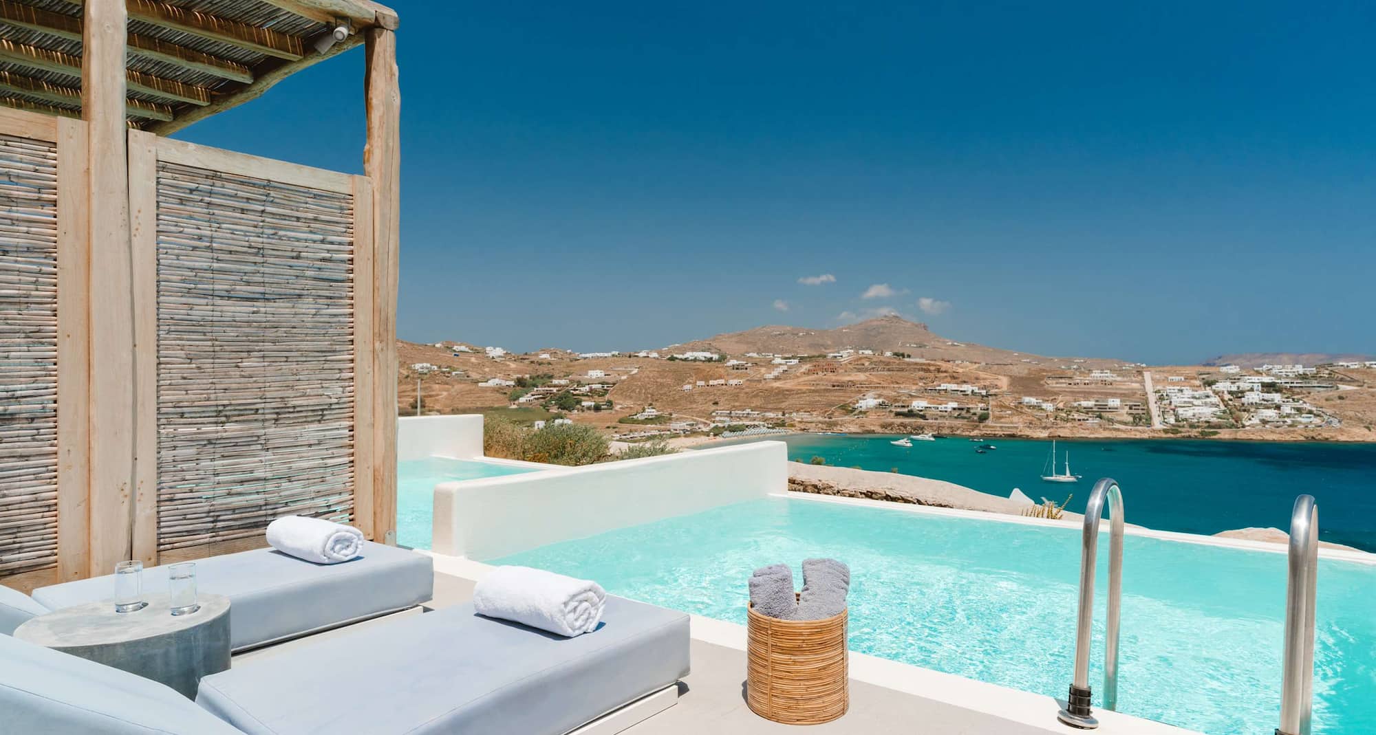 Radisson Blu Euphoria Resort, Mykonos - Junior Suite with Private Pool - Sea View_Outdoor Area