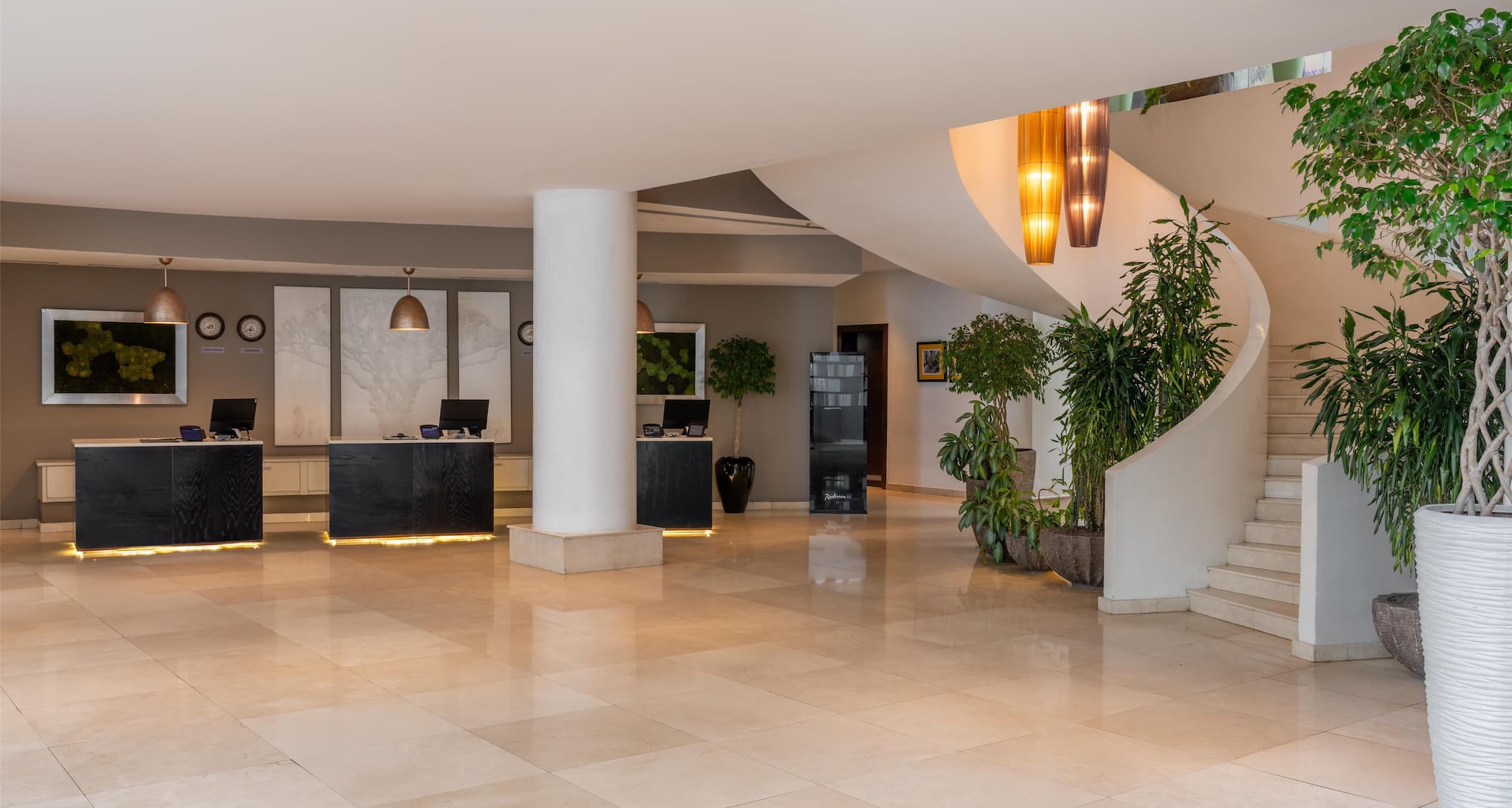 Radisson Blu Hotel, Addis Ababa - Spiral Stairs