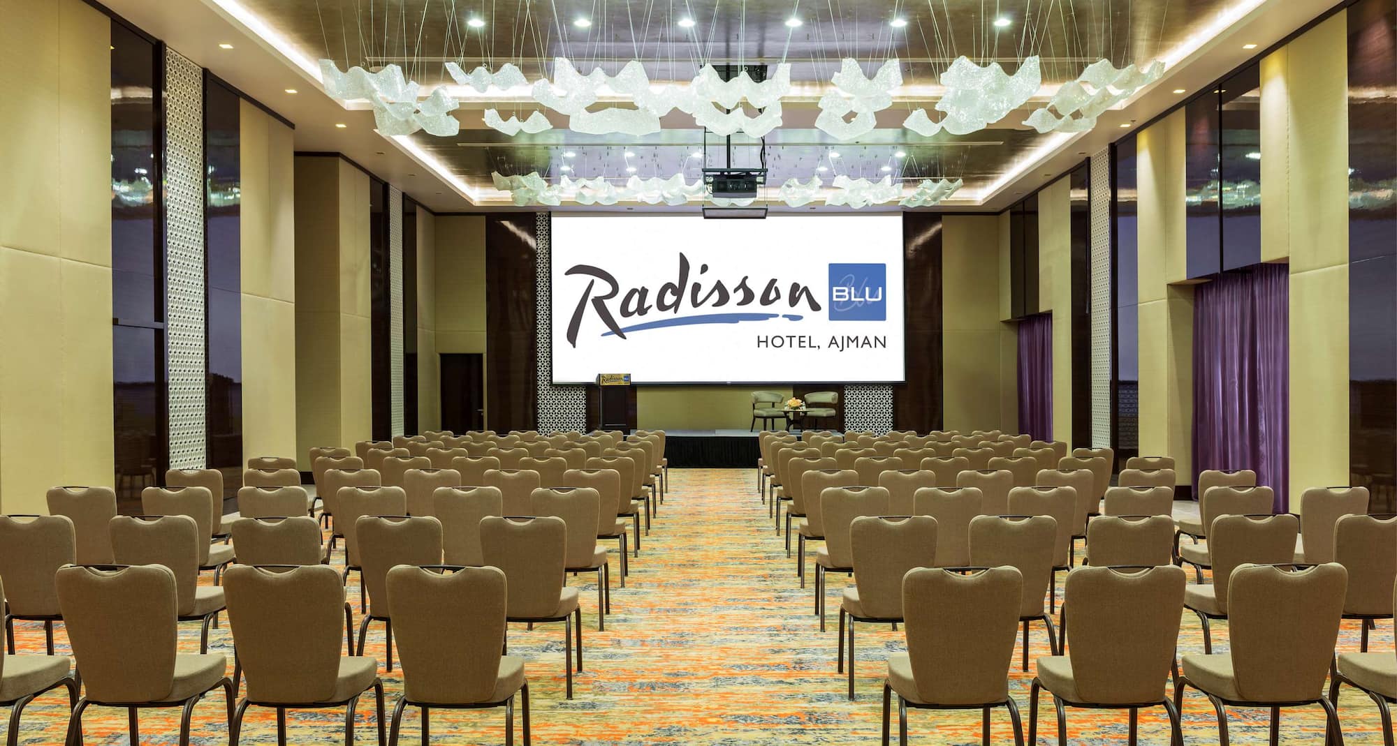 Radisson Blu Hotel, Ajman - Meeting Room Theater Setup