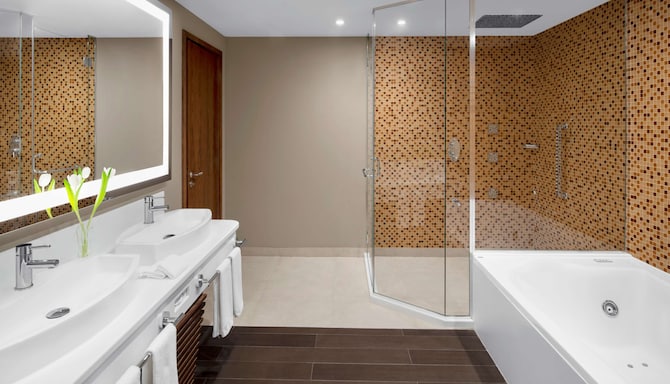 Radisson Blu Hotel and Convention Centre, Riyadh Minhal - حمام الجناح