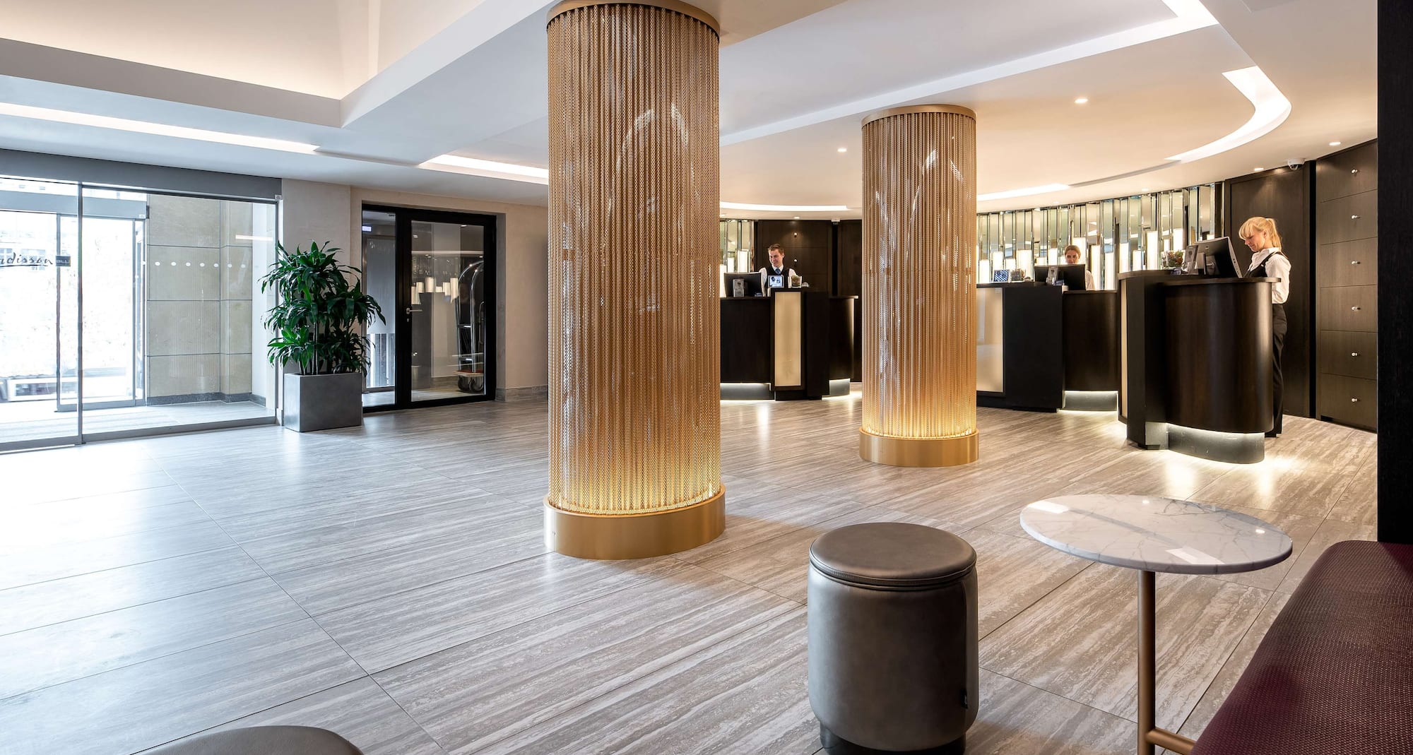 Radisson Blu Hotel, Antwerp City Centre - Ansicht der Lobby
