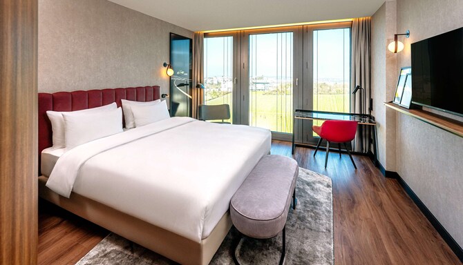 Radisson Blu Hotel at Porsche Design Tower Stuttgart - Standard Vineyard View