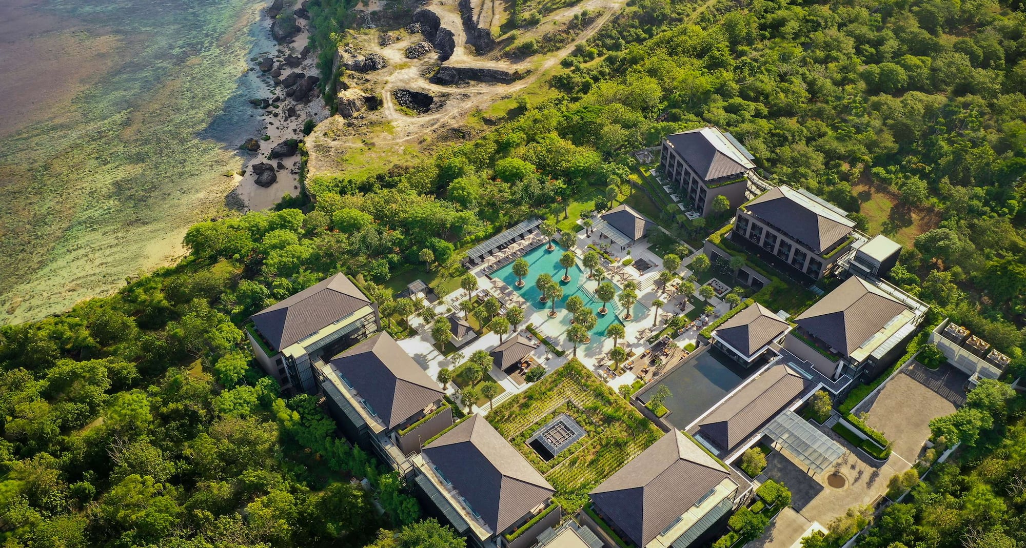 Radisson Blu Hotel, Bali Uluwatu - Aerial shot day view