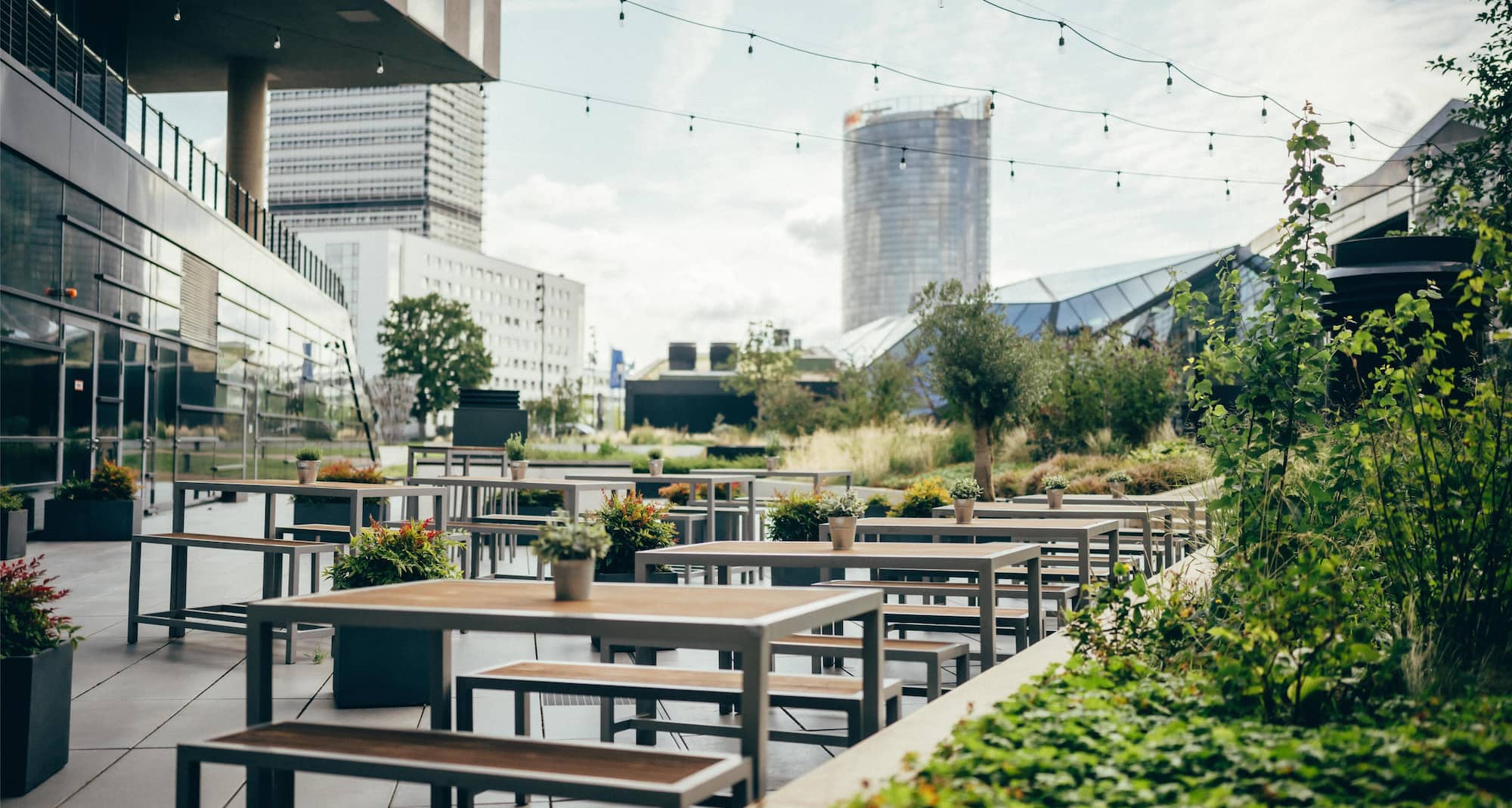 Radisson Blu Hotel, Bonn - Breakfast Area terrace
