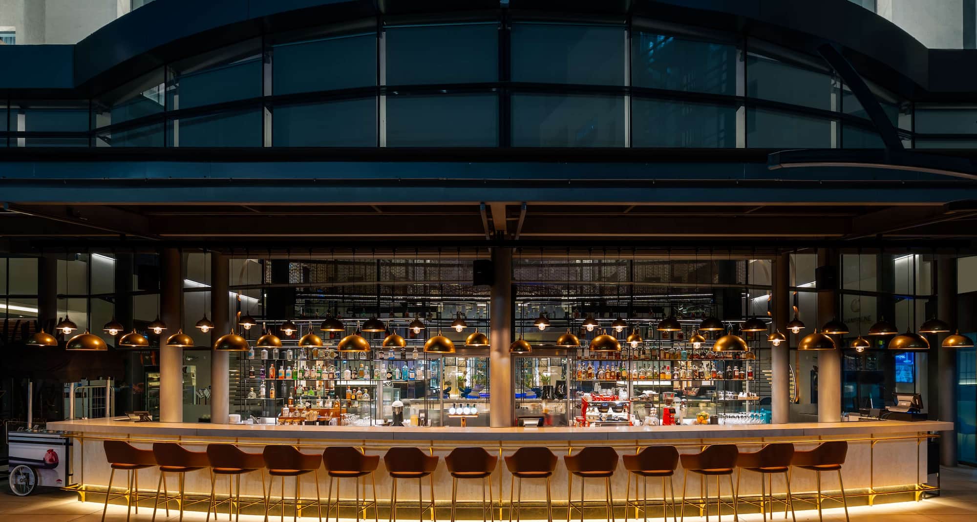 Radisson Blu Hotel, Bucharest - Aristocool exterior by night