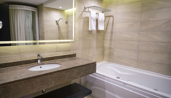 Radisson Blu Hotel & Convention Center, Alexandria - Suite Bathroom