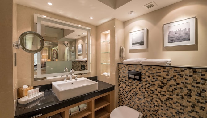 Radisson Blu Hotel, Doha - Standard Room with twin beds bathroom