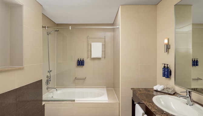 Radisson Blu Hotel, Dubai Barsha Heights - حمام غرفة الضيوف