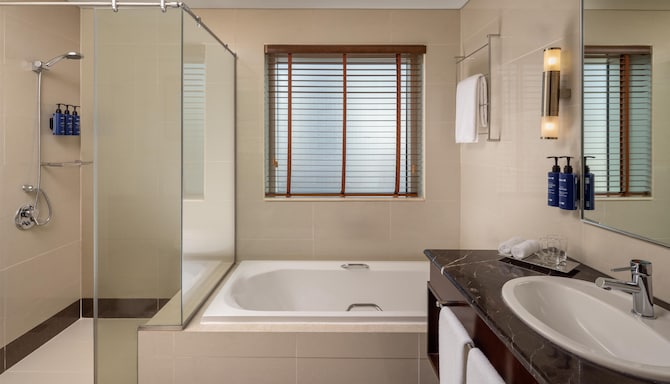 Radisson Blu Hotel, Dubai Barsha Heights - حمام الجناح