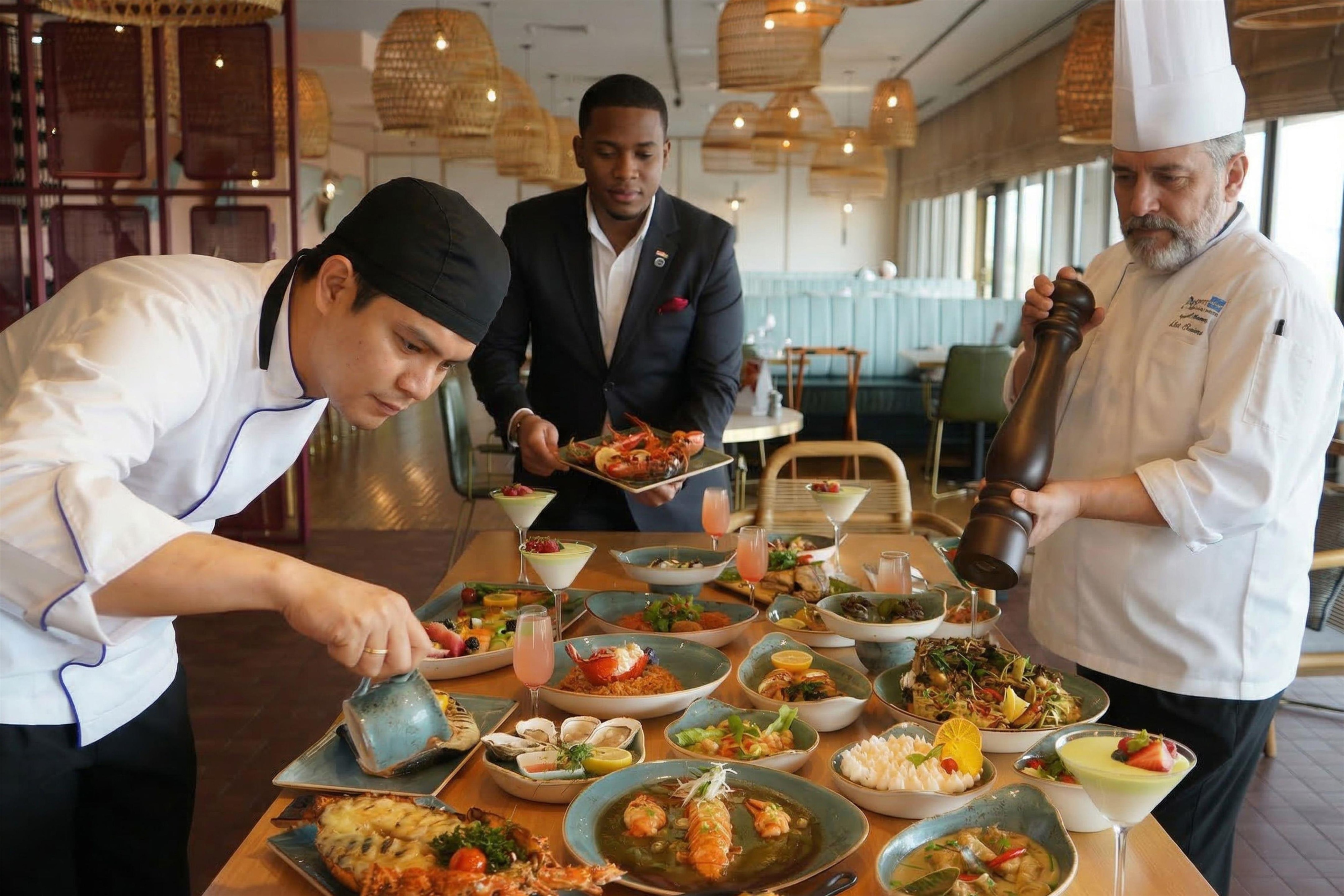 Fish Market, Minato and Aseelah, Radisson Blu Hotel, Dubai Deira Creek, Deira, Dubai, venue of Fish Market, Minato and Aseelah Saturday Heritage Brunch