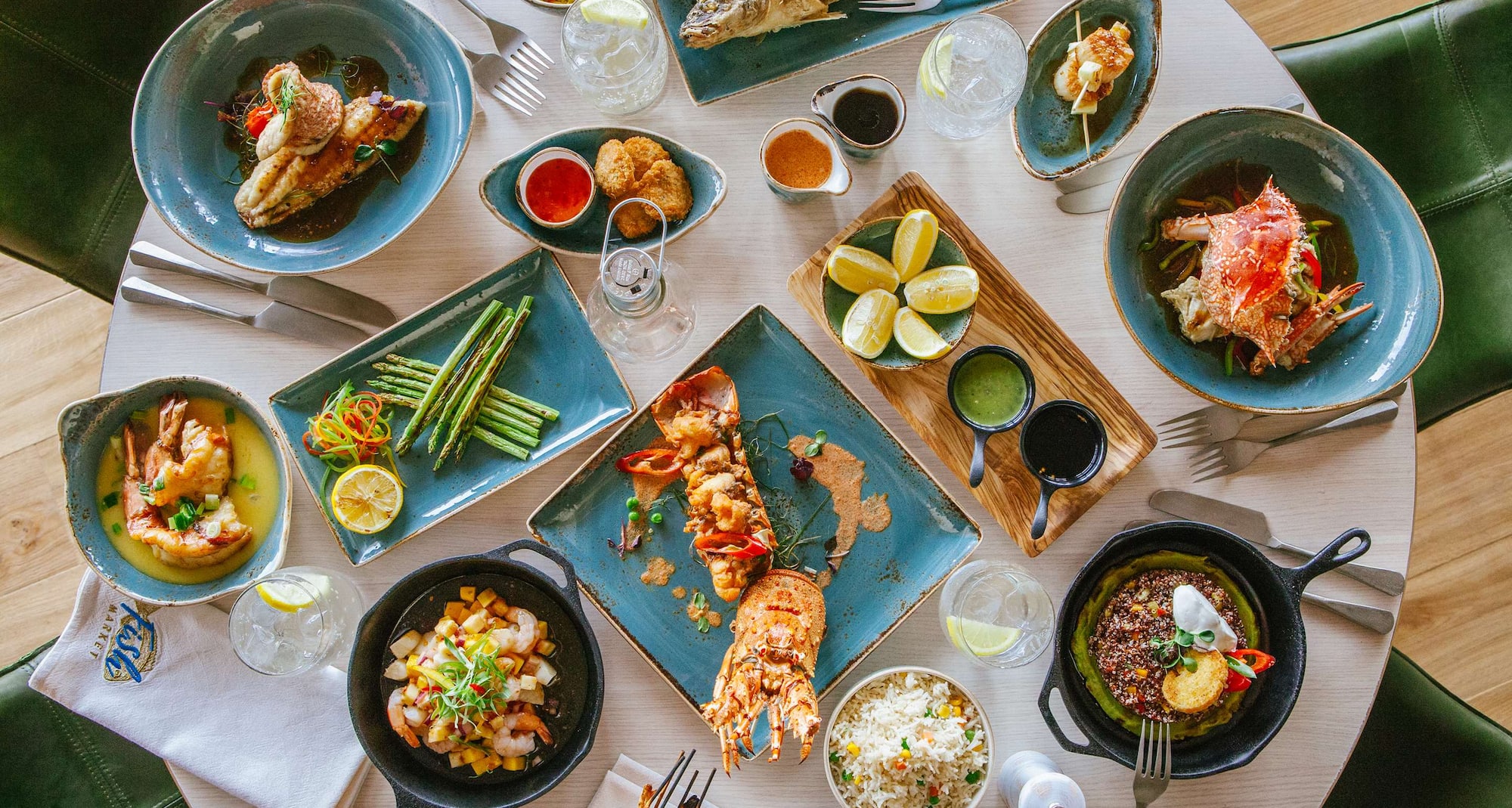 Radisson Blu Hotel, Dubai Deira Creek - Different Fish Dishes