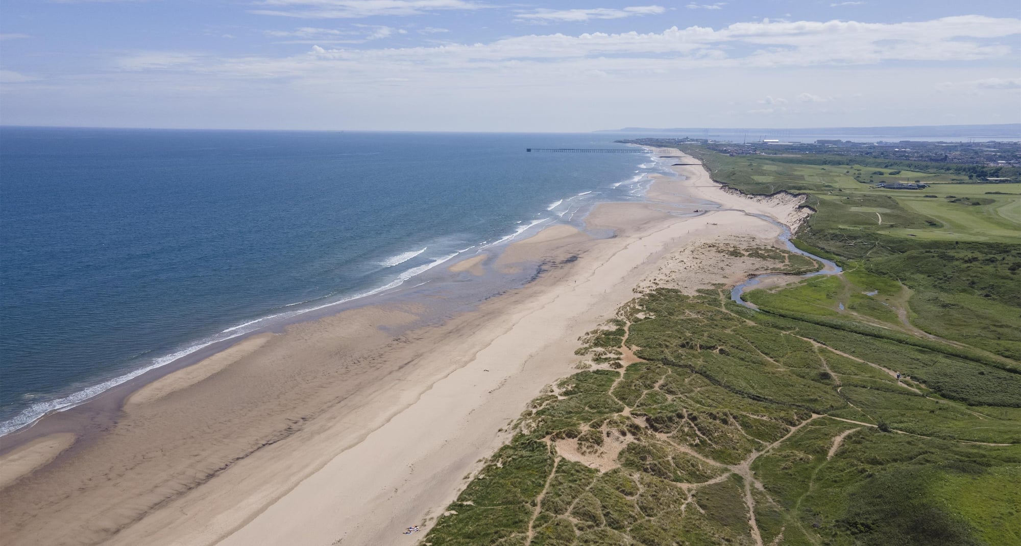 Radisson Blu Hotel, Durham - Drone shot of Crimdon Dene Beach