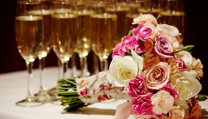 Radisson Blu Hotel, Durham - Flowers and Champagne