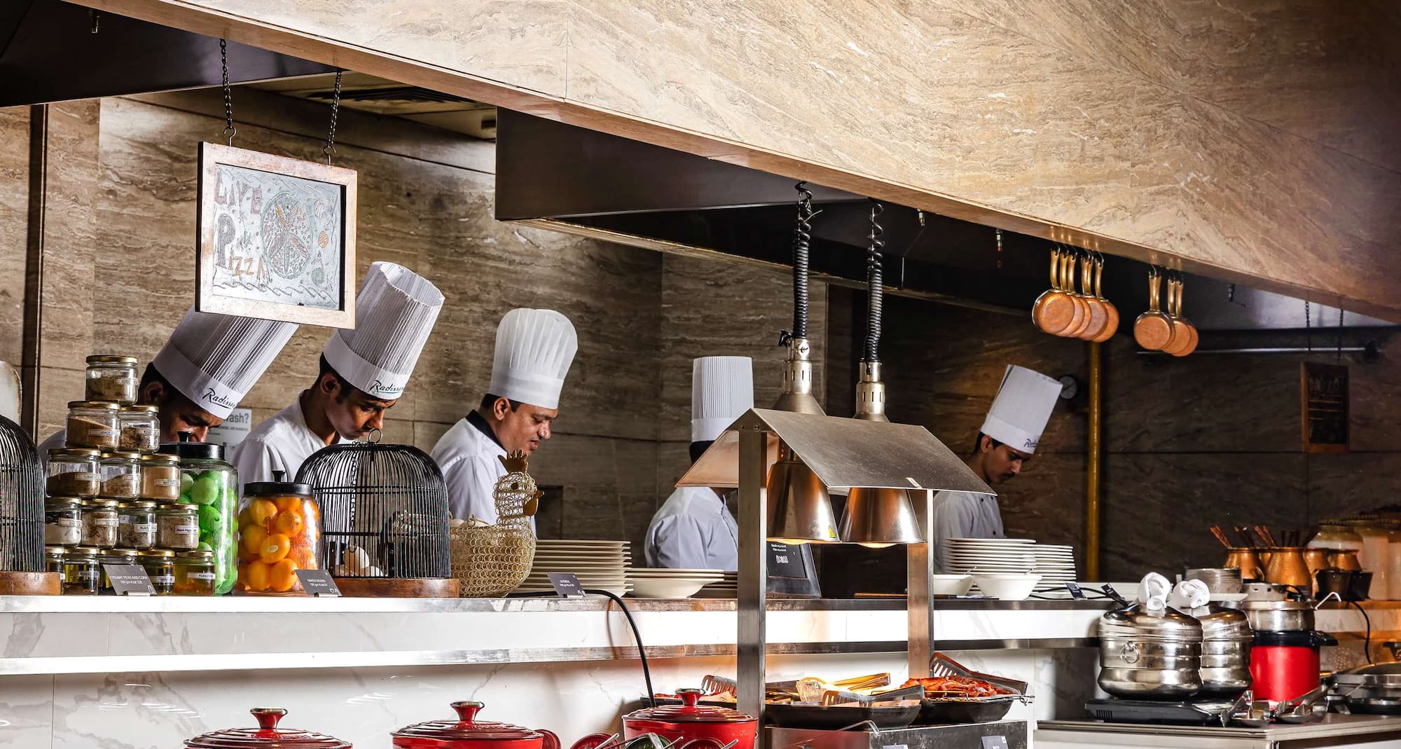 Radisson Blu Hotel, Faridabad - Live Kitchen at Broadway