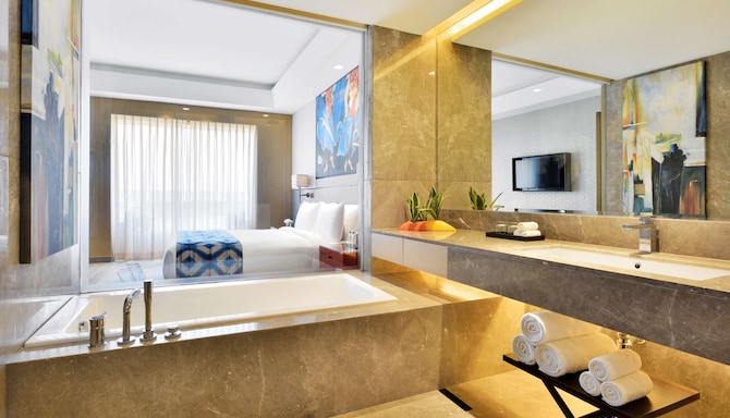 Radisson Blu Hotel, Faridabad - Suite Washroom