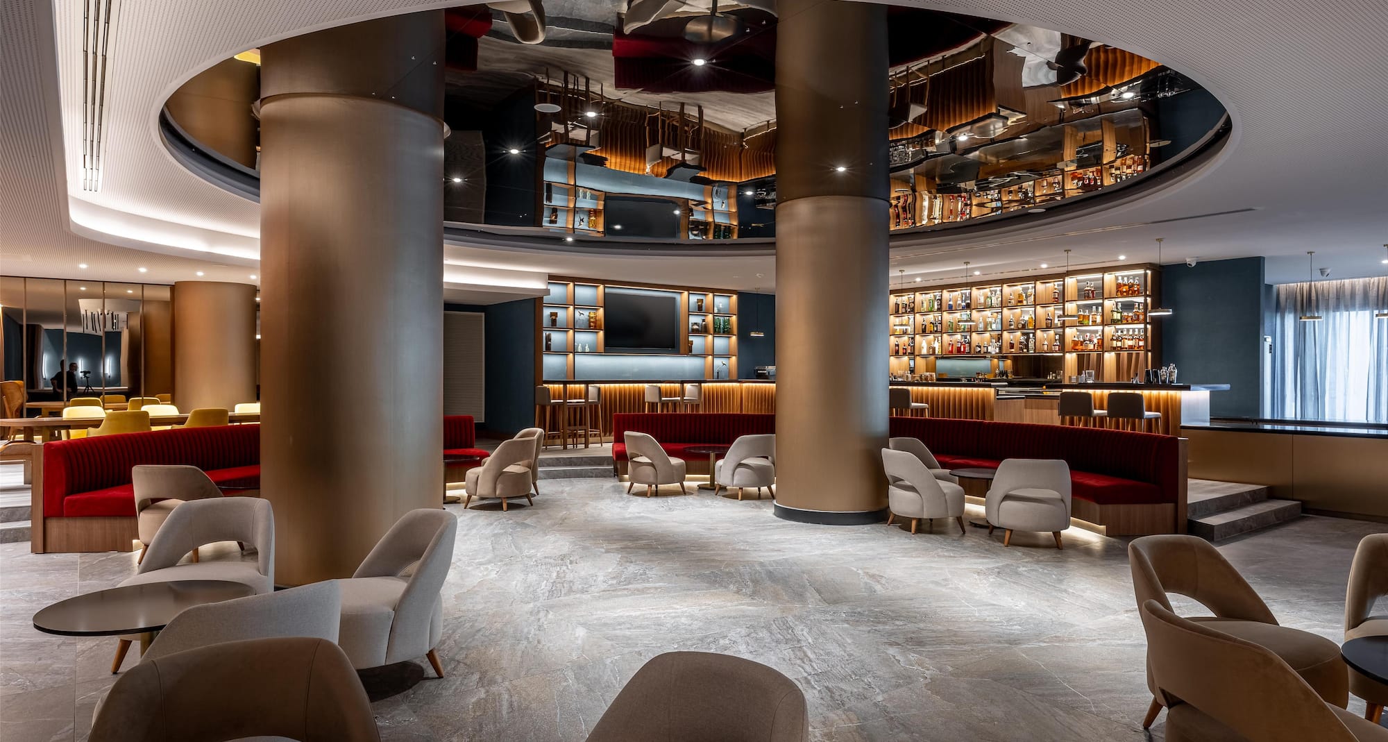 Radisson Blu Hotel, Florence - Lobby, bar and lounge