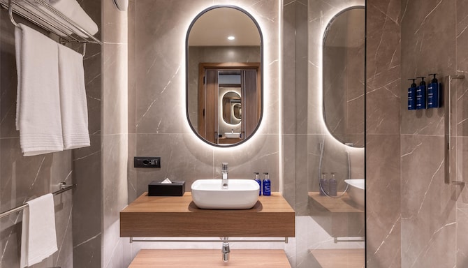 Radisson Blu Hotel, Florence - Bad im Gästezimmer