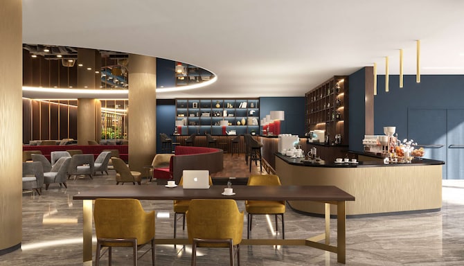 Radisson Blu Hotel, Florence - Lobby, Bar and Lounge