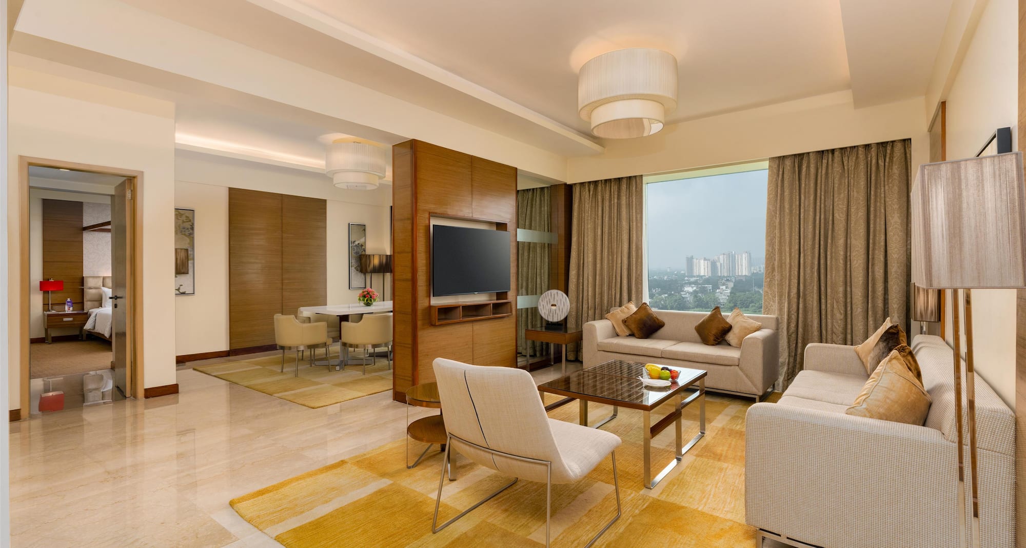 Radisson Blu Hotel, Greater Noida - Presidential Suite Living and Dining