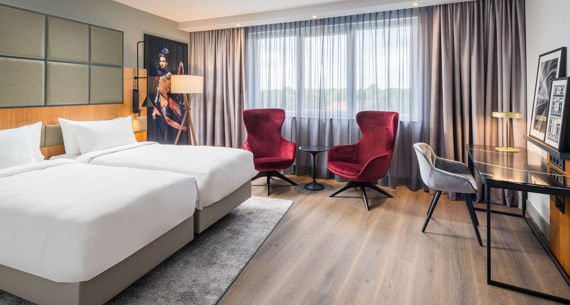 Radisson Blu Hotel, Hamburg Airport - Standard Room with twin beds