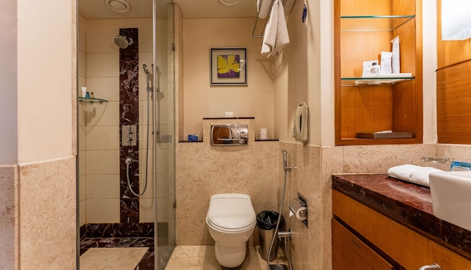 Radisson Blu Hotel, Indore - Deluxe Room bathroom